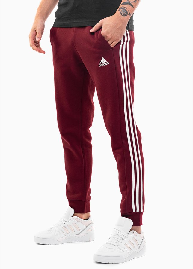 adidas Spodnie męskie Essentials Fleece 3-Stripes Tapered Cuff JG5951 adidas Spodnie męskie Essentials Fleece 3-Stripes Tapered Cuff JG5951