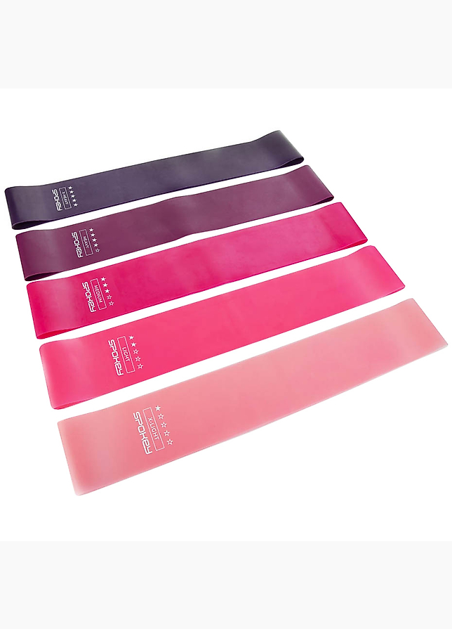 Spokey Zestaw gum do ćwiczeń oporowych 5p. 928944 Spokey Zestaw gum do ćwiczeń oporowych 5p. 928944