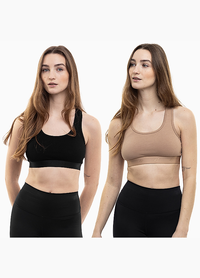 4F Stanik sportowy F036 2pack 4FWMM00UBRAF036 90S 4F Stanik sportowy F036 2pack 4FWMM00UBRAF036 90S