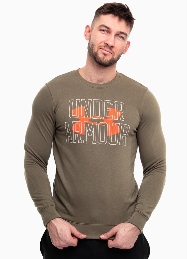 Under Armour Bluza męska UA Rival Terry Logo Crew 1370391 361 Under Armour Bluza męska UA Rival Terry Logo Crew 1370391 361
