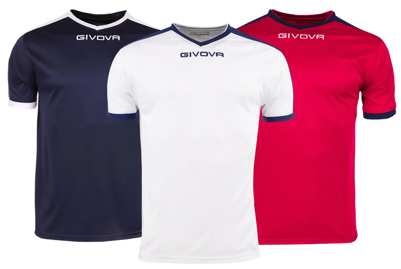 Givova Zestaw koszulek Revolution Interlock MAC04 0304/1204/0403